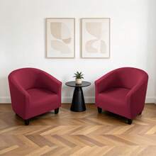 1pc Double Layer Semi-Circle Sofa Cover, Semi-Circle Sofa Cover Suitable For Living Room, Bedroom, Club - Multicolor - View 6