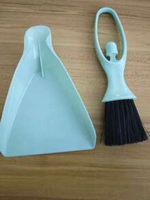 1 Set Mini Desktop Broom And Dustpan (Includes 1 Brush And 1 Dustpan): Suitable For Home, Kitchen, Bathroom, Bedroom, Office, Dining Area And Other Daily Use. Perfect Christmas Or Halloween Gift. - Multi-color - View 13