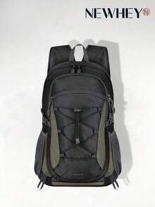 NEWHEY 40L防水登山背包 輕量可收納露營背包 男士戶外旅行日用背包 - 彩色 - 查看 10