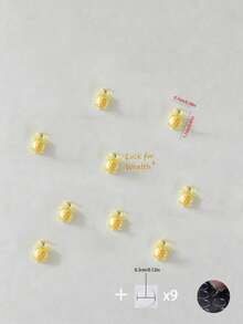 3pcs/6pcs/9pcs/20pcs/30/40/50pcs Colorful 3D Lucky Turtle Side Decorative Stickers Random Color, DIY Phone Case Modification Accessories, Nail Art Decor, Fun Handmade DIY, Free Paste Decoration Modification, Creative Handmade Gift Small Items For Best Friends - Multicolor - View 28