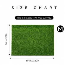 Washable Artificial Grass Pet Sleeping Mat, Durable Cat & Dog Bed, Indoor/Outdoor Dual-Use Soft Pad For Small To Medium Pets - Green - View 5
