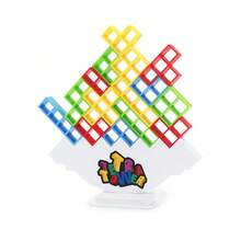 64/48/32/16pcs Kids Balance Game Set, Wobble Stacking Toy, Building Blocks, Desktop Educational Toy, Educational Toy, Kids Gift, Holiday Gift, Party Favor - Multicolor - View 8