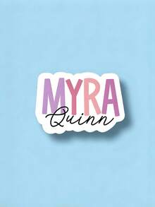 Custom Names Sticker -Full Name Labels, Personalized Name Sticker, Decals For Laptops, Back To School Gift, Phone Decal, Perfect For Couples, Multi-Use, Christmas Gift Stickers, Small Treat Packaging Bags Stickers - Multicolor - View 9