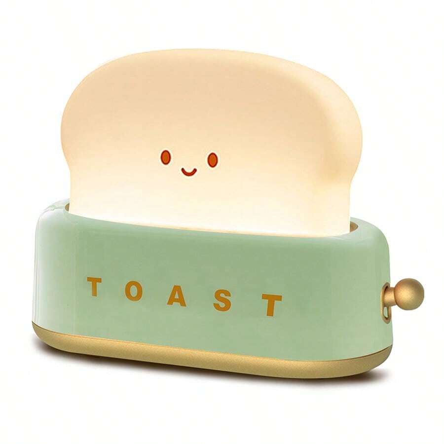 Bread-Shaped Emotional Night Light For Bedroom Sleep Companion Bedside ...