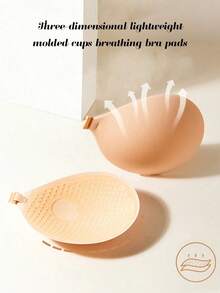 1pc Women's Invisible Self-Adhesive Bra, Suitable For Large Bust, Self-Adhesive Backless Bra, Suitable For Weddings, Parties, Formal Occasions - Round Cup - View 6