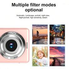 Auto Focus 50MP 4K Face Detection 2.4 Inch 16x Optical Zoom Rechargeable Battery Pocket Digital Compact Camera - View 3