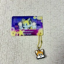 Sonic 1 قطعة تعليقة بطاقة أكريليك سونيك مع قلادة شخصية PVC، سلسلة خرز كرتونية لعبة، ميدالية مفاتيح، ديكور حقيبة وحقيبة ظهر، هدية للمعجبين - متعدد الألوان - مشاهدة 11
