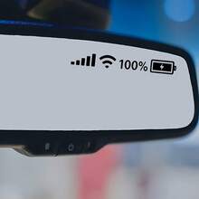 WiFi Battery Stickers, Battery Level, 100% Signal, Car Decoration Stickers, WiFi Battery Stickers. Creative Rearview Mirror Stickers, Mirror Stickers, Laptop Stickers, Lifestyle Stickers - 01 - View 6