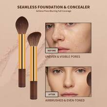 13pcs Makeup Brush Set With Storage Bag, Soft Bristle Powder Blush Foundation Eyeshadow Brushes, Professional Makeup Tools For Beginners - Multicolor - View 8
