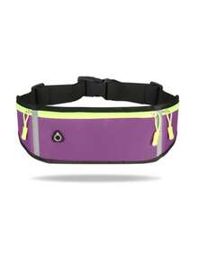 Slim Fit Running Waist Belt, Unisex Fitness Waist Bag, Sports Waist Pack, Suitable For Running, Walking, Cycling, Camping, Gym (Random Style) - Multicolor - View 13