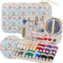 130/140pcs Paisley Pattern Sewing Kit, Complete Set Of Sewing Supplies, Professional Adult Sewing Tool Set, Zipper Sewing Needle Set, Portable Travel Emergency Home Sewing Kit - Mixed Color - View 19