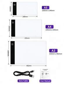 LED Light Box Tracing Pad For Painting, Drawing, Anime And Calligraphy - A - View 11
