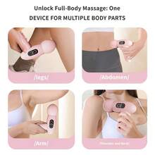 ALUSHEE Máy massage mini giảm đau lưng, chế độ chăm sóc da mặt, đầu đơn xung lực, 5 mức cường độ rung, pin siêu bền, thiết bị rung sạc lại siêu nhẹ cầm tay, hỗ trợ phục hồi tích cực, thiết kế cho nữ. Dung lượng pin: 700mAh - Nhiều màu - Xem 5