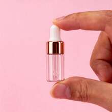 3 Botol Pipet Kaca 3ml dengan Kotak Penyimpanan, Botol Dispenser Kosmetik Minyak Esensial Mini Isi Ulang, Aksesori Liburan Berkemah, Perlengkapan Perjalanan Pantai, Hadiah Kecil untuk Pecinta Perjalanan, Wadah Dispenser Parfum Mini untuk Wanita - MultiWarna - View 2