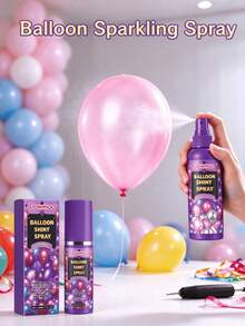 Balloon Shine Enhancer Spray, Enhances Balloon Luster And Glossy Appearance - Purple - View 2