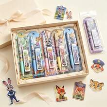 Disney Zootopia Series Activity Pencil With Lead Core Cartoon Anime Peripheral Stationery Mechanical Pencil - A - View 9