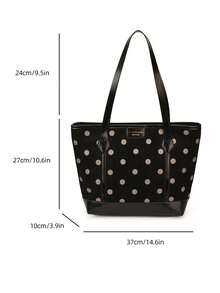 New Large Capacity Tote Bag Women's Fashion Versatile Commuter Shoulder Bag - Multicolor - View 3