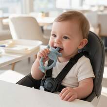 Đồ chơi gặm nướu bằng silicone cho trẻ sơ sinh, thiết kế chim cánh cụt dễ thương, dễ cầm nắm, nhiều điểm nhai đa năng - Nhiều màu - Xem 4