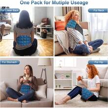 Reusable Upper And Lower Back Hot & Cold Gel Pack, Flexible Wrap For Back Heat & Cold Therapy, Suitable For Post-Workout, Long-Term Sitting | Office And Home Use - View 8