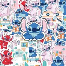 50pcs Cartoon Stitch Stickers For Planner Decoration, Phone, Tablet, Notebook, DIY Luggage, Creative Stickers For Girls, Kids, Collection, Holiday Small Gift, Birthday Gift - Multicolor - View 12