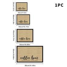 1pc Coffee Print Oversized Drain Mat, Bar Countertop Waterproof Mat, Drying Mat, Drainage Mat, Coffee Machine Mat, Washing Machine Top Protection Mat, Stove Top Mat, Dining Table Placemat, Mouse Pad, Coffee Cup | Tableware Drainage, Absorbent Quick-Drying Drainage, Washable And Reusable, Suitable For Kitchen | Cafe, Tea Cup, Coffee Cup, Coffee Machine Accessories, Home Decor For Coffee Lovers, Rental Home Renovation, Perfect As Housewarming Gift, Christmas Gift - Multicolor - View 10