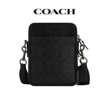COACH Sullivan Portfolio Brief 39 con logotipo en relieve, bolso de mano, grande, para hombre - Negro - Ver 5