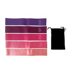 5pcs Resistance Bands Set, Suitable For Men And Women, TPE Material, Applicable For Yoga, Pilates, Rehabilitation, Fitness And Home Workout, Hip Training Strength Bands - A - View 10