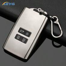 For Renault Captur Megane Talisman Espace Clio Zoe Koleos Scenic 4 Arkana Dacia Sandero Card Key Accessories Soft TPU Car Smart Key Fob Cover With Keychain Fit - Renault Style a - View 9
