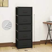 Portable Wardrobe, Closet Storage, Multi-Functional Style For Autumn Home Decor, Medium And Small Size, Cube Storage Cabinet With Drawers, Indoor Storage For Bedroom, Living Room, Study And Office, Holiday Storage, Holiday Gifts, Christmas Presents - Multicolor - View 5