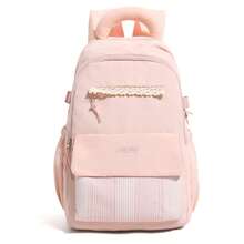 New Autumn And Winter Plaid Lace Patchwork Color Collision Fresh And Sweet Backpack, Large Capacity Lightweight And Simple Casual Travel Bag - Multicolor - View 15