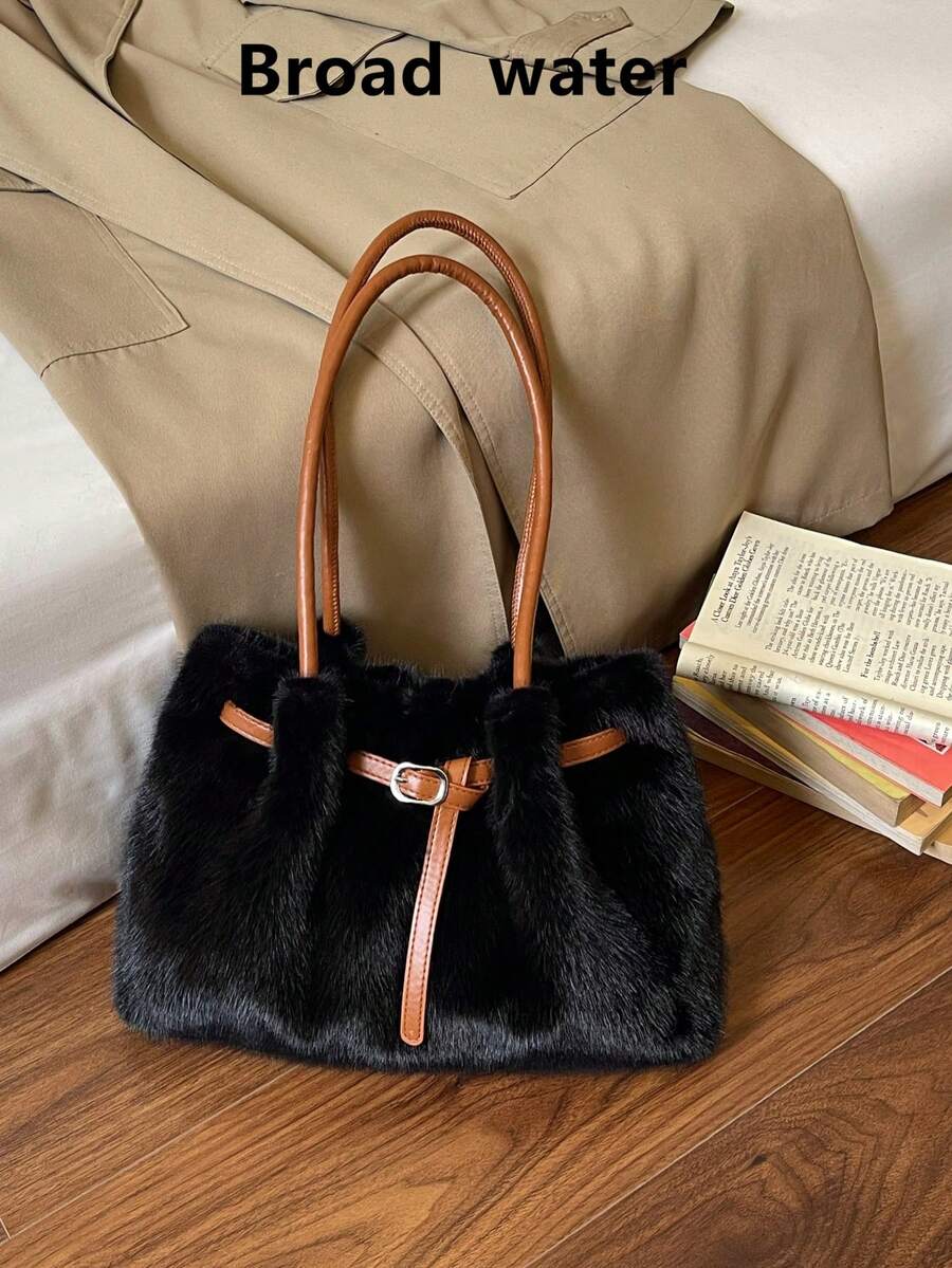 2026 Autumn New Relaxed Style Women's Casual Versatile Handbag Fashion Large Capacity Minimalist Personalized Shoulder Bag