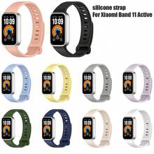 Silicone Strap Compatible With Xiaomi Smart Band 11 Active Bracelet Wristband Accessories TPU Strap For Mi Band 11 Active Smartwatch Band - For MiBand 11 Active - View 2