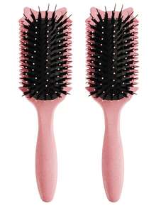 Hair brushes-EU+UK 2035brushes Curly Hair Comb - Anti-Static Nylon Bristles, Suitable For Curly Hair, Smooths And Defines Natural Curls, Reduces Frizz And Split Ends, Unisex - Multicolor - View 37