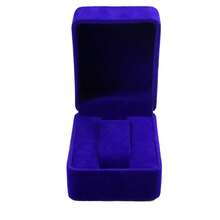 Premium Velvet Flip Top Watch Box, Rounded Design, Minimalist Watch & Bracelet Display Storage Box, Perfect Birthday & Holiday Gift - Same Style In Multiple Colors - View 7