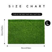 Washable Artificial Grass Pet Sleeping Mat, Durable Cat & Dog Bed, Indoor/Outdoor Dual-Use Soft Pad For Small To Medium Pets - Green - View 4
