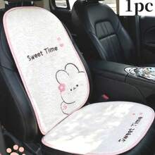 1pc Sweet Rabbit Winter Thickened Warm Car Seat Cushion, All-Season Universal Fashionable Seat Cover - A - View 7