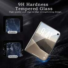 2+2pcs Set Compatible With Apple Fold Duo / Fold Duo Phone High Definition Tempered Glass Screen Protector Set + Rear Camera Lens Protector Film, Anti-Scratch, Easy Installation - Clear - View 8