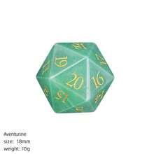 Natural Crystal Carved 6/12/24-Sided Dice, Holiday Party Tabletop Game Tool, Healing Crystal And Stone, Suitable For Holiday Gift Memorial Collection, Used For Energy Healing Meditation Crystal Stone, From Brand CUPIDCRYSTAL - Dice - View 16