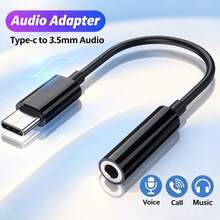 USB-C To 3.5mm Headphone Audio Adapter Cable 1/2/3pcs, Portable High ...