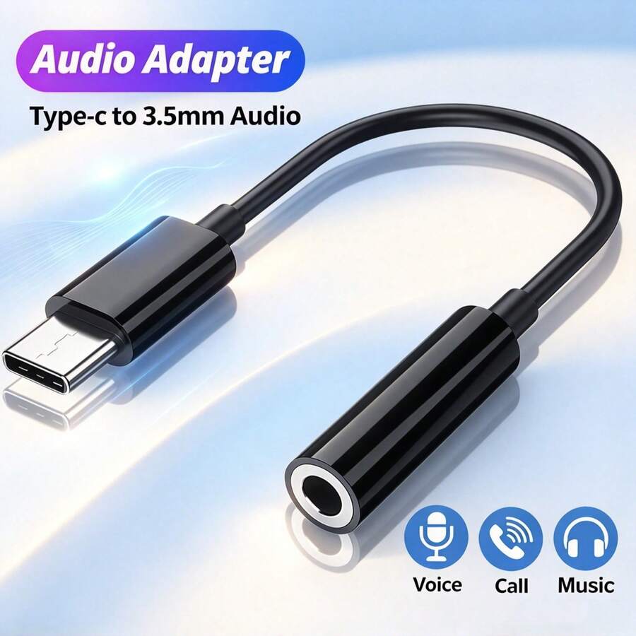 USB-C To 3.5mm Headphone Audio Adapter Cable 1/2/3pcs, Portable High ...