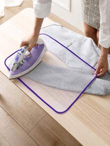 1pc Heat-Resistant Ironing Cloth, Home Use Ironing Mat, High-Temperature Resistant Insulation Fabric, Ironing Board Pad, Clothes Ironing Protection Mat, Heat-Resistant Pad Cloth (Random Color) - Multi-color - View 4