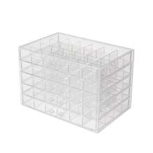 1pc Multi-Layer Transparent Acrylic Storage Box - Stylish, Practical And Versatile, Suitable For Storing Nail Art Rhinestones, Nail Art Decorations, Nail Tips, Also Can Be Used To Store Rings, Earrings, Necklaces, Bracelets And Other Jewelry - Multicolor - View 12