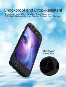 Compatible With Switch 2, 1pc Shockproof Protective Case, Ergonomic Grip Design For Comfortable Long-Term Use, Anti-Slip Anti-Sweat Anti-Scratch, Enhanced Gaming Control And Experience - View 3