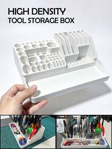 1pc High Density Tool Storage Box Storage Trays, Impact Resistant Multi ...