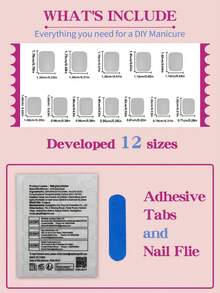 24pcs Short Square Press-On Nails, Pink French Manicure, Minimalist Style, Glossy Full Coverage Fake Nails, Suitable For Women And Girls Daily Wear Nail Supplies - Pink - View 4