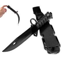 M9 Rubber Training Knife, Soft Plastic Prop, Suitable For Cosplay, Movie Props, CS Game Simulation, Tactical Outdoor Training, Display, Collection, Halloween Costume Accessory, Military Style Bayonet Model, Suitable For Photography, Stage Performance And Christmas Gift - Multicolor - View 5