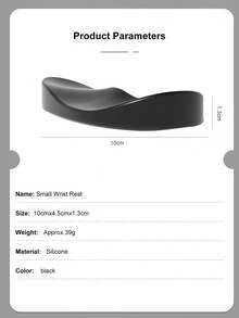 Ergonomic Silicone Office Non-Slip Cute Keyboard Mouse Wrist Rest Support Pad Universal Comfortable Hand Rest - View 2