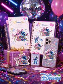 50PCS Disney Stitch Stickers, PVC Waterproof Cute Cartoon Decals, Self Adhesive Colorful Stickers For Phone Case Laptop Notebook, Scrapbook Planner Journal DIY Crafts, School Office Supplies, Party Decor, Gift Sealing - Multicolor - View 2
