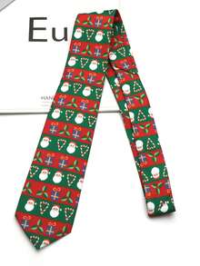 1pc Christmas Tie For Men And Women, Suitable For Casual, Street, Daily, Party, Gift - Multicolor - View 4