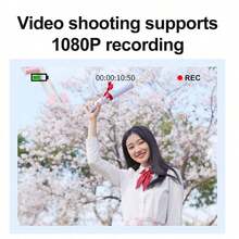 Auto Focus 50MP 4K Face Detection 2.4 Inch 16x Optical Zoom Rechargeable Battery Pocket Digital Compact Camera - View 6
